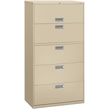 OFM Metal Locking Lateral File 36inW 5 Drawer Pty HON685LL